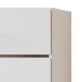 thumbnail image 3 of Benjara Ruo 50 Inch Tall Dresser Chest, 5 Drawers, Chrome Plinth Base, White Wood, 3 of 6