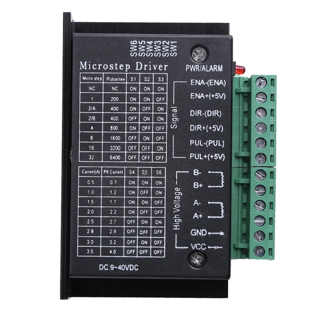 Controlador de motor paso a paso 4A 42VDC 32 segmentos Ejes individuales para motor paso a paso 42/57/86 Kuymtek Para estrenar