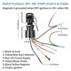 thumbnail image 2 of Interruptor de llave de encendido del Motor de barco 87-17009a5 para motores fuera de borda Mercury Kuyhfg Sin marca, 2 of 5