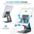 OMOTON Adjustable Tablet Stand for iPad Pro, Air, Mini T2 Aluminum iPad