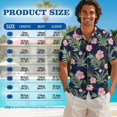 thumbnail image 6 of Uorisanigo Hibiscus Couple Matching Outfit Husban and Wife Clothing Men's Short Sleeve Shirt Size 3XL Hawaiian Shirts and Women's Summer Dress Size 3XL Sleeveless Hawaiian Party Sundress, 6 of 8