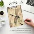 thumbnail image 4 of FMSHPON Pink Dragonfly Clipboard Hardboard Wood Nursing Clip Board and Pull for Standard A4 Letter 13x9 inches, 4 of 7