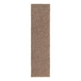 thumbnail image 2 of Infinity Collection Solid Shag Runner Rug by Rugs.com ‚Äì Khaki 2' 7" x 10' High-Pile Plush Shag Rug Perfect for Hallways, Living Rooms, Bedrooms and More, 2 of 6
