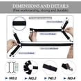 thumbnail image 2 of Bed Sheet Holder Corner Straps,Mattress Cover Fasteners Clips to Hold Sheets in Place,Suspenders Fitted for Bedding,Stayers,Bedsheet Tie Downs, 2 of 5