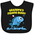thumbnail image 3 of Inktastic Grandpa's Fishing Buddy (blue) Boys or Girls Baby Bib, 3 of 4