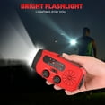 thumbnail image 6 of Jazmm Hand Crank Emergency Radio, 7400mWh NOAA/AM/FM Portable Radio, Solar Emergency Radio, Weather Alert, Flashlight for Emergency, Power Bank Cellphone Charger, 6 of 8
