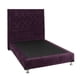 thumbnail image 3 of Box Base Cama Matrimonial Dicasa Cabecera Mary Morado Velvet, 3 of 8