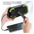 thumbnail image 4 of Portable Radio Multifunctional AM/FM Solar Hand Crank Radio with Compass LED Flashlight 5000mAh Power Bank Bluetooth 5.0 Speaker ,Handy Bright, 4 of 5