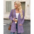 thumbnail image 4 of MISFAY Women's Cardigans Long Sleeve with Pockets - Open Front Lightweight Cardigan, 4 of 5