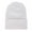 White, variant on Knit Beanie for Men and Women, Winter Warm Acrylic Cuffed Hat, Thick Thermal Ski Hat for Cold Weather, Outdoor Activities, Hiking, Snowboarding and Daily Casual Wear-Black