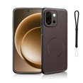thumbnail image 1 of Funda protectora de teléfono NOUKAJU para OnePlus 15, piel marrón, 1 of 7
