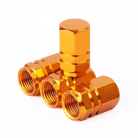 Heavy-Duty Tire Valve Caps, Dust Proof Airtight Aluminum Alloy Caps for Cars SUV Bike Trucks Motorcycles