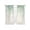 Green, variant on Eucalyptus Leaves Sheer Curtains 96 Inch Length 2 Panels Set, Light Blue Summer Botanical Weeping Voile Window Treatment Semi Sheer Long Curtains Drapes for Bedroom/Living Room/Kitchen 52"x96"x2