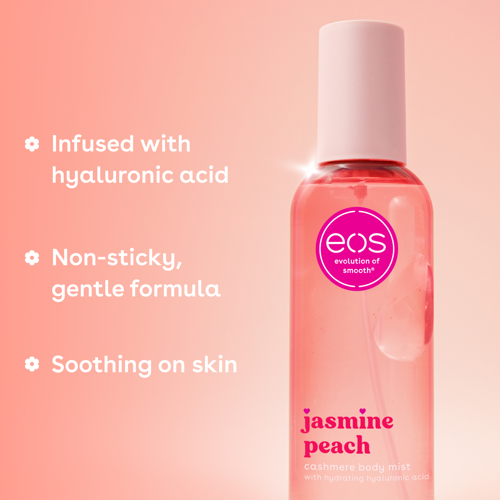 eos Cashmere Jasmine Peach Body Mist, 6 fl oz photo 5