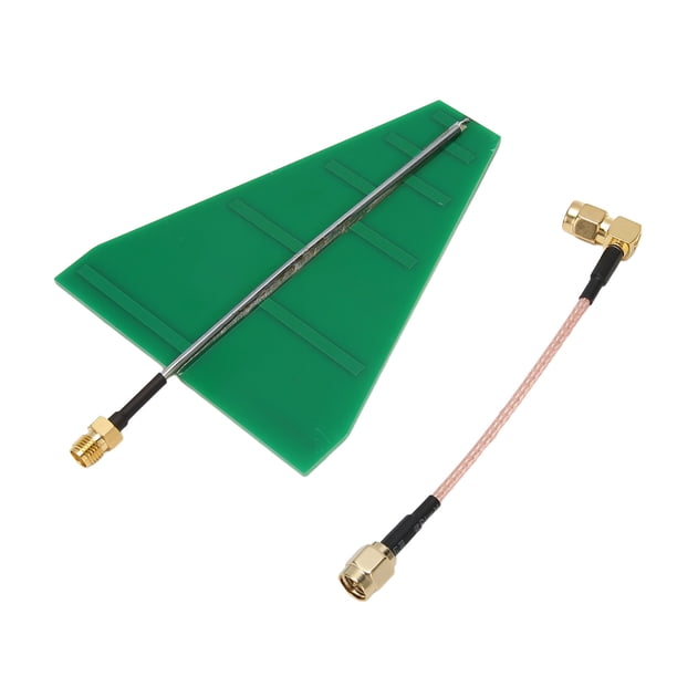 Antena de banda ultra ancha UWB con registro periódico de 1,35 GHz a 9,5 GHz, 15 W, 5 a 6 dB, con cable adaptador