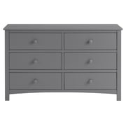 Oxford Baby Universal 6-Drawer Dresser, Dove Gray