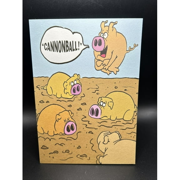 Humor Birthday Greeting Card w/Envelope
