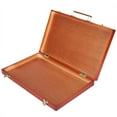 thumbnail image 1 of Wood Craft Box, Paint Storage Box, Paint Box Storage Storage Box Painting Box For Pigment Oil Painting Books Brushes Painting Tool, 1 of 8