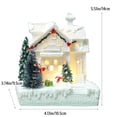 thumbnail image 2 of POINTERTECK Ornement de Village de Noël, Maisons Éclairées à LED avec Figurines, Décoration Intérieure, 2 of 10