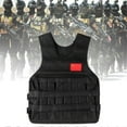thumbnail image 5 of Sports Exercise Fitness Adjustable Weighted Vest Training Waistcoat 20KG Loading (Black), 5 of 5