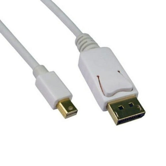 Cable Wholesale Mini DisplayPort 1.2 Video Cable- Mini DisplayPort Male to DisplayPort Male- 10 foot