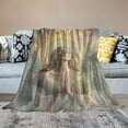 thumbnail image 2 of Orinice Angel Throw Blankets Soft Warm Comfortable Throws for Couch Flannel Fluffy Blanket Bed Throw for Bedroom Couch Travel Kids Bedroom Accessories  40x50in, 2 of 6