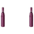 thumbnail image 4 of Maytalsory Folding Umbrella Reflective Stripe Umbrellas Waterproof Sunshade for No LED/Wine Red 2Set, 4 of 6