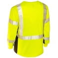 thumbnail image 2 of Kishigo Men's Fr Hi-Vis Long Sleeve Work Pocket T-Shirt - F406, 2 of 2
