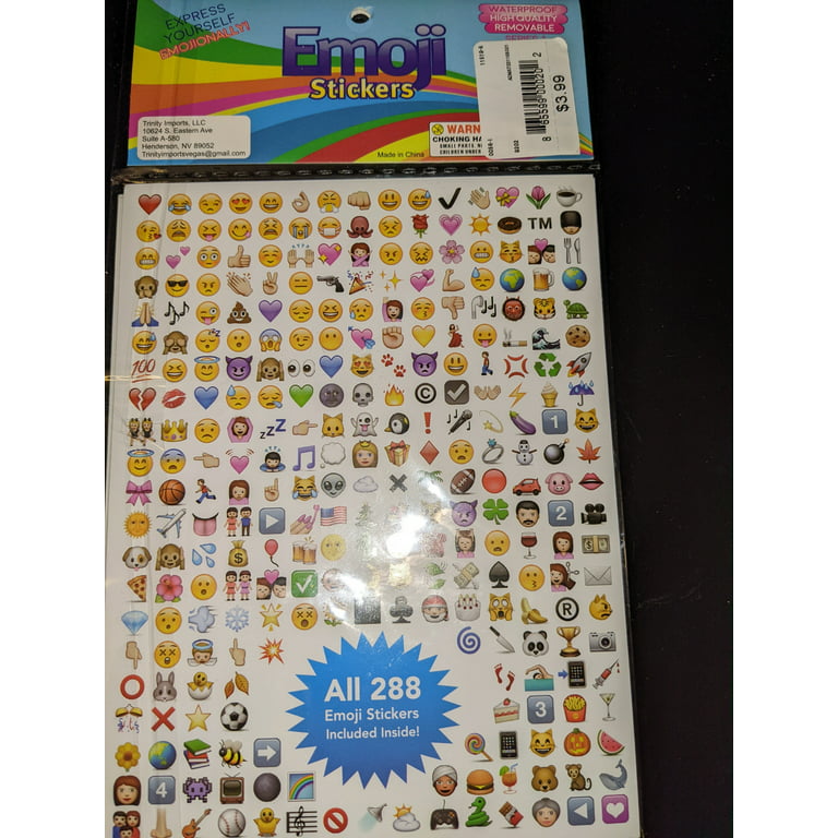Assorted Kids Stickers (Roll of 288)