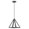 thumbnail image 5 of 41329-76 Livex Lighting Pinnacle - 1 Light Pendant In Geometric Style-17 Inches Tall and 9.75 Inches Wide-Scandinavian Gray Finish    -Traditional, 5 of 12