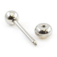 thumbnail image 3 of Surgical Steel Tongue Ring Straight Barbell 14 Gauge  USA Flag Logo, 3 of 4