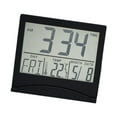 thumbnail image 2 of Reloj de alarma de escritorio, plegable, hogar, compacto, reloj portátil digital portátil para sala de viajes dormitorio niños adultos, 2 of 9