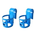 thumbnail image 2 of Pool Drink Holder, 2 In 1 Poolside Cup Holder Water Bottle Holder With Removable Hook Easy Installation Bottle Holder Organizer Bottle Cup Stand Fits 2 Inch Or Less Round Top Bar, 2 of 8