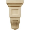 thumbnail image 2 of Ekena Millwork 6"W x 6 3/4"D x 12"H Large Reyes Wood Corbel, Rubberwood, 2 of 4