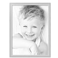 thumbnail image 2 of ArtToFrames 22" x 30" Metro Ice Silver Black Picture Frame, 22x30 inch Silver Wood Poster Frame (WOM-5247),  Pack, 2 of 7