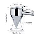 thumbnail image 3 of Clearance Funnel under $10,Pancake Batter Dispenser Stainless Steel Handheld Stirring Batter Separator, 3 of 7