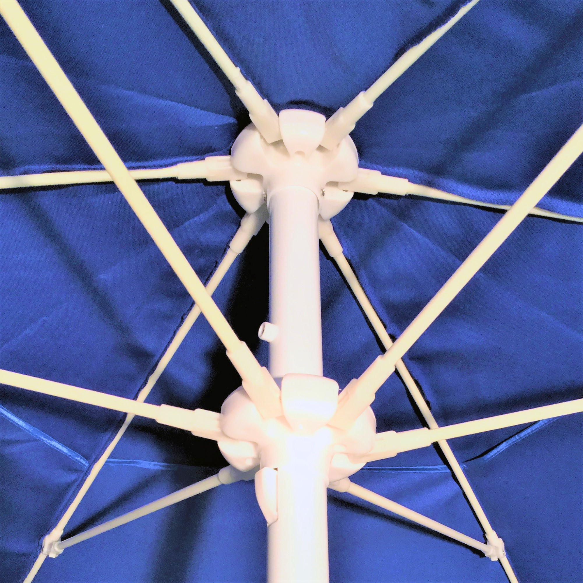 dig-git Beach Umbrella wind resistant, Royal blue vented with shovel sand anchor - image 4 of 6