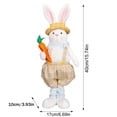 thumbnail image 2 of Retractable Easter Bunny Plush Toy Adjustable Height Soft Polyester Material Carrot Prop Festive Home Decor, 2 of 5