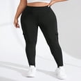 thumbnail image 4 of DEELLEEO Leggings de Sport Cargo Grande Taille pour Femmes, 4 of 6