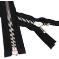 thumbnail image 4 of HAHDAXIA Black Metal Separating Jacket Zipper 27 Inch (1 Pack), 4 of 6
