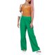 thumbnail image 3 of SAYOO Pantalones de pierna ancha casuales para mujer Pantalones sueltos básicos de cintura elástica de color sólido para mujer SAYOO  perder, 3 of 6