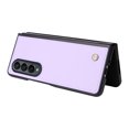 thumbnail image 2 of Allytech PU Leather Case for Samsung Galaxy Z Fold 4 2022 (5G), Ultra Thin Anti-Drop Shockproof Protective Foldable Folio Case for Galaxy Z Fold4 7.6 inch, Purple, 2 of 5