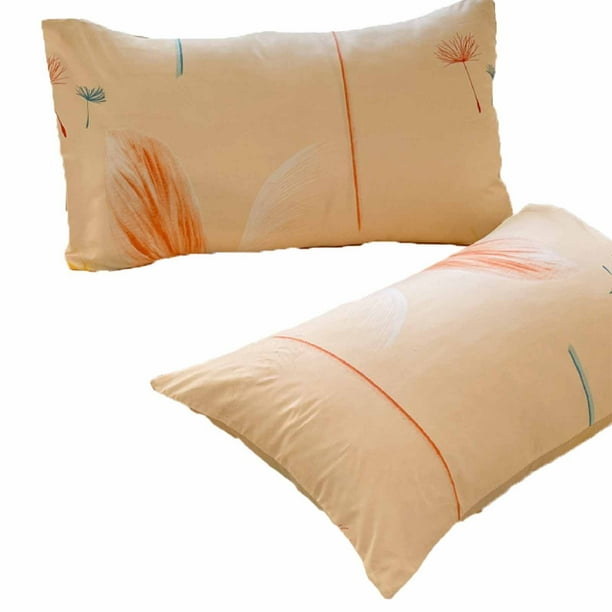Uno a Uno,Almohada de Dormitorio de Estudiantes Ropa de Cama 48x74cm Hogar un Par de Almohada,Material de Poliéster con Humedad Wicking Transpirable,Regalo de Cubierta de Aislamiento de un Par de Almo