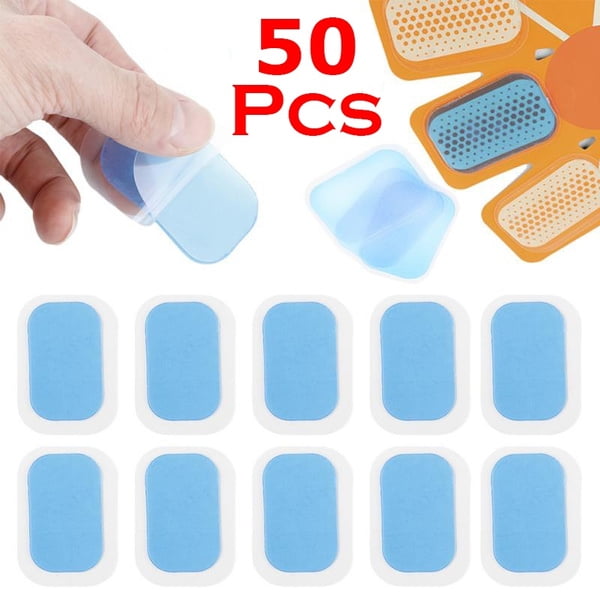 Details about   10-50pcs Replacement Gel Pads Conductive EMS ABS Muscle Stimulator Training Pads 