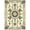 Navy Tan Ivory, Pattern 4, variant on ODIKA Boho Distressed Southwestern Border Gripper Bands Stepped Grey Flowing Dynamic Pet Friendly & Kids Safe Play for Playroom, Bedroom, Reading Nook