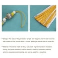 thumbnail image 3 of Uxcell Pendants with Tassels, 2 Pcs Classic Bells Tassel Pendant 25cm/9.84inch, Yellow, 3 of 5