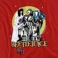 thumbnail image 2 of Beetlejuice Poster Revisited Women's T Shirt,Red, 2X-Large, 2 of 6