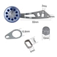 thumbnail image 4 of Carrete de Repuesto DEUKIO, Manija de carrete de pesca de metal duradero, azul, 4 of 7