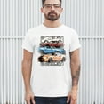 thumbnail image 4 of Shelby Cars Sketch T-shirt Mustang Racing American Muscle Car GT500 Cobra Performance Powered by Ford Men's Tee, 4 of 7