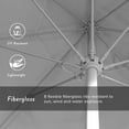 thumbnail image 3 of California Umbrella Venture 7.5' White Market Umbrella in Natural, 3 of 5